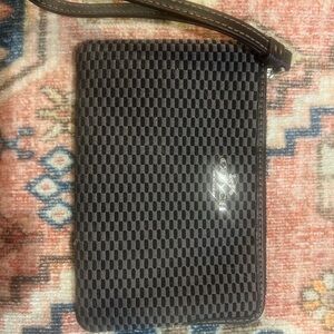 Coach Black wristlet new with tags